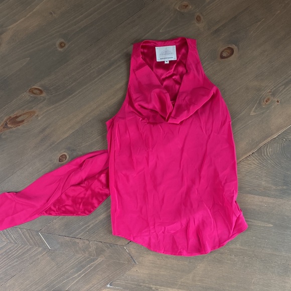 Madison Marcus xs 100% silk pink sleeveless blouse - Picture 4 of 4